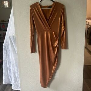 Cooper metallic dress